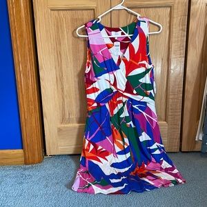 Soma V-neck, short bra, fond of you coconut size large dress